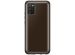 Samsung Originele Silicone Clear Cover Galaxy A02s - Zwart