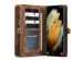 CaseMe Luxe Lederen 2 in 1 Portemonnee Bookcase Samsung Galaxy S21