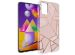 iMoshion Design hoesje Samsung Galaxy M31s - Grafisch Koper / Roze