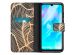 iMoshion Design Softcase Bookcase Huawei P30 Lite - Golden Leaves