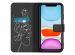 iMoshion Design Softcase Bookcase iPhone 11 - Woman Flower Black
