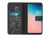 iMoshion Design Softcase Bookcase Galaxy S10 - Woman Flower Black