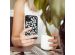 iMoshion Design hoesje Samsung Galaxy A51 - Bloem - Wit / Zwart