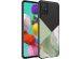 iMoshion Design hoesje Samsung Galaxy A71 - Marmer - Groen / Zwart