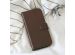 Selencia Echt Lederen Bookcase Samsung Galaxy S21 Plus - Bruin