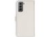 Selencia Echt Lederen Bookcase Samsung Galaxy S21 Plus - Lichtgrijs