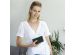 Selencia Echt Lederen Bookcase Samsung Galaxy S21 - Groen