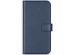 Selencia Echt Lederen Bookcase Samsung Galaxy S21 - Blauw