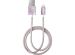 iDeal of Sweden Fashion Lightning naar USB kabel - 1m - Pilion Pink Marble