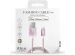 iDeal of Sweden Fashion Lightning naar USB kabel - 1m - Pilion Pink Marble