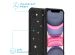 iMoshion Design hoesje met koord iPhone 11 - Sterren - Zwart / Goud