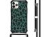 iMoshion Design hoesje met koord iPhone 11 Pro - Luipaard - Groen / Zwart