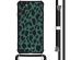iMoshion Design hoesje met koord iPhone SE (2022 / 2020) / 8 / 7 - Luipaard - Groen / Zwart