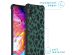 iMoshion Design hoesje met koord Samsung Galaxy A70 - Luipaard - Groen / Zwart