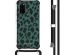 iMoshion Design hoesje met koord Samsung Galaxy S20 - Luipaard - Groen / Zwart