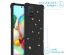 iMoshion Design hoesje met koord Samsung Galaxy A71 - Sterren - Zwart / Goud