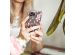 iMoshion Design hoesje Samsung Galaxy A72 - Bloem - Roze