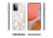iMoshion Design hoesje Samsung Galaxy A72 - Grafisch Koper / Wit