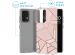 iMoshion Design hoesje voor Samsung Galaxy A52(s) (5G/4G) - Grafisch Koper / Roze
