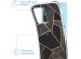 iMoshion Design hoesje met koord Samsung Galaxy A52(s) (5G/4G) - Grafisch Koper - Zwart / Goud