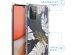 iMoshion Design hoesje met koord voor Samsung Galaxy A72 - Bladeren - Zwart / Goud