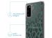 iMoshion Design hoesje met koord Samsung Galaxy S20 - Luipaard - Groen