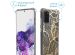 iMoshion Design hoesje met koord Samsung Galaxy S20 Plus - Bladeren - Goud