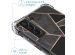iMoshion Design hoesje met koord voor Samsung Galaxy S21 Plus - Grafisch Koper - Zwart / Goud