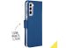 Accezz Wallet Softcase Bookcase Samsung Galaxy S21 - Donkerblauw