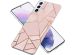 iMoshion Design hoesje Samsung Galaxy S21 Plus - Grafisch Koper / Roze