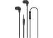 Celly Earphones Stereo 3.5mm Flat Cable - Zwart