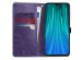 Mandala Bookcase Xiaomi Redmi Note 8 Pro - Paars