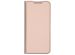 Dux Ducis Slim Softcase Bookcase Xiaomi Redmi Note 8T - Rosé Goud