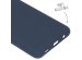 Accezz Liquid Silicone Backcover Samsung Galaxy A12 - Donkerblauw