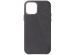 Decoded Dual Leather Backcover iPhone 12 (Pro) - Zwart