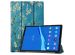 iMoshion Design Trifold Bookcase Lenovo Tab M10 Plus/M10 FHD Plus - Green Plant Design