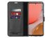 Valenta Leather Bookcase Samsung Galaxy A72 - Zwart