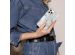 Selencia Maya Fashion Backcover Samsung Galaxy S21 - Marble Blue