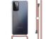 iMoshion Backcover met koord Samsung Galaxy A72 - Rosé Goud