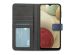 iMoshion Luxe Bookcase Samsung Galaxy A12 - Donkerblauw