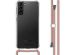 iMoshion Backcover met koord Samsung Galaxy S21 Plus - Rosé Goud