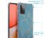 iMoshion Design hoesje met koord Galaxy A72 - Grafisch Koper - Blauw