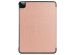 iMoshion Trifold Bookcase iPad Pro 12.9 (2020) / Pro 12.9 (2018) - Rosé Goud