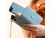 Selencia Uitneembare Vegan Lederen Clutch iPhone 12 (Pro) - Blauw