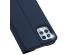 Dux Ducis Slim Softcase Bookcase Motorola Moto G100 - Donkerblauw