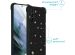 iMoshion Design hoesje met koord voor Samsung Galaxy S21 Plus - Sterren - Zwart / Goud