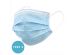 Wegwerp mondkapje met elastiek volwassenen - 1000 Pack-Blauw