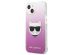 Karl Lagerfeld Hardcase Backcover Choupette iPhone 13 - Roze