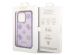 Guess Peony Glitter Backcover iPhone 14 Pro - Lila