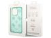 Guess Peony Glitter Backcover iPhone 14 Pro - Turquoise